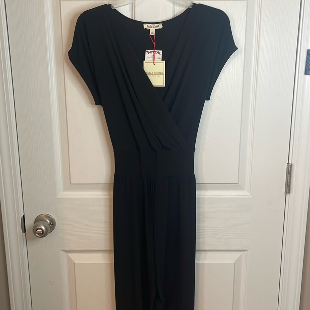 Roller Coaster Black Jumpsuit